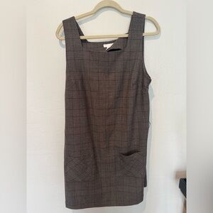 Plaid Sleeveless Dress